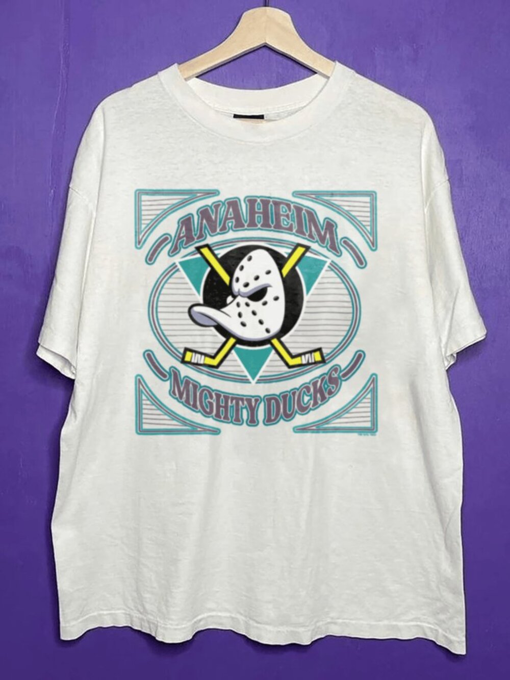 1993 Anaheim Ducks Hockey Shirt, Retro NHL Anaheim Ducks Shirt For Men Women